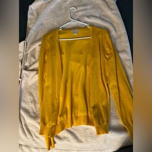 Yellow Cardigan
